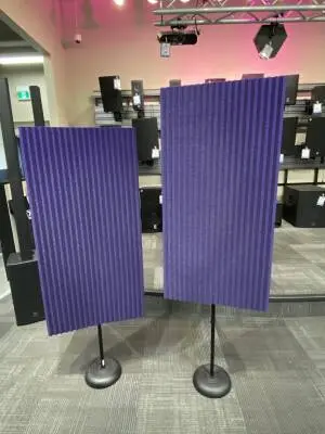 Auralex Acoustic Panels w/ Floor Stands (2)